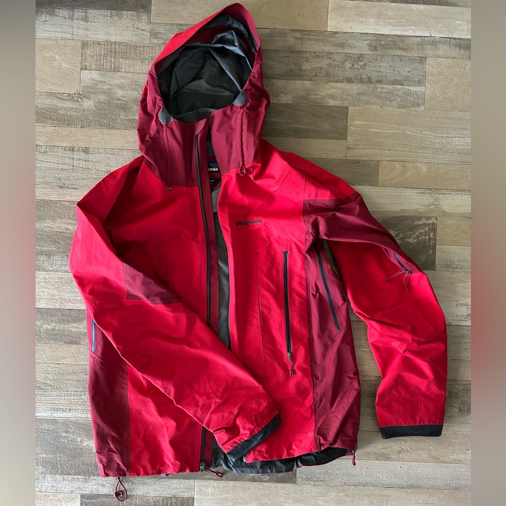 Patagonia Red Gore-Tex Waterproof Super Alpine Jacket
